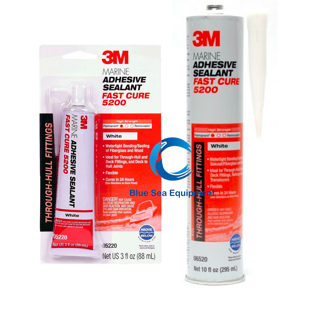 3M Marine Adhesive Sealant Fast Cure 5200 For Below And Above Waterline