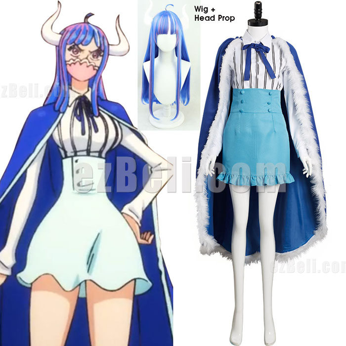 Anime Japanese Cosplay One Piece Ulti Costume Suit Wig Outfit Dress