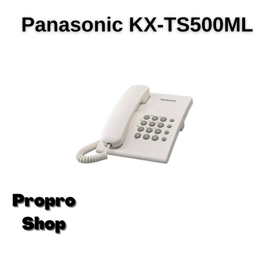 Panasonic Kx Ts Ml Single Line Phone Display White Shopee Malaysia