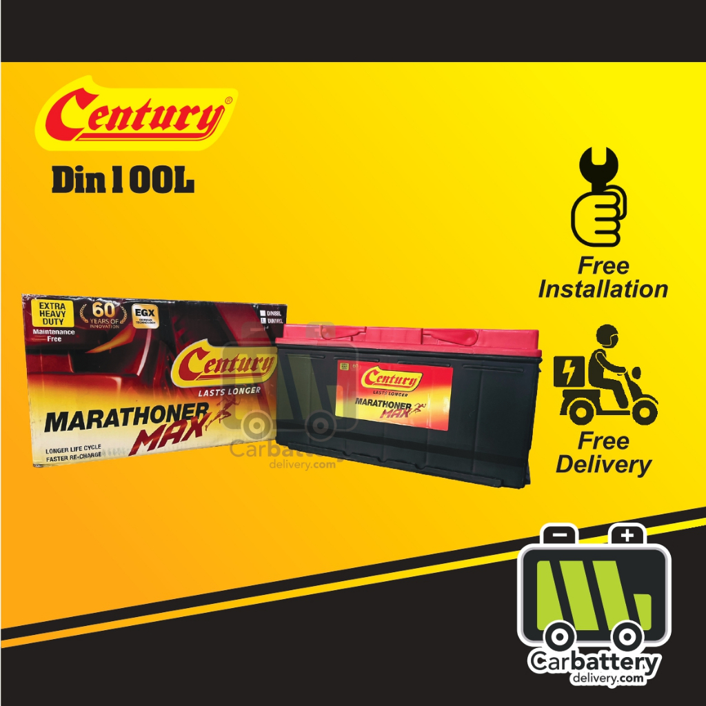 Installation Provided Century Marathoner Max Din Car Battery