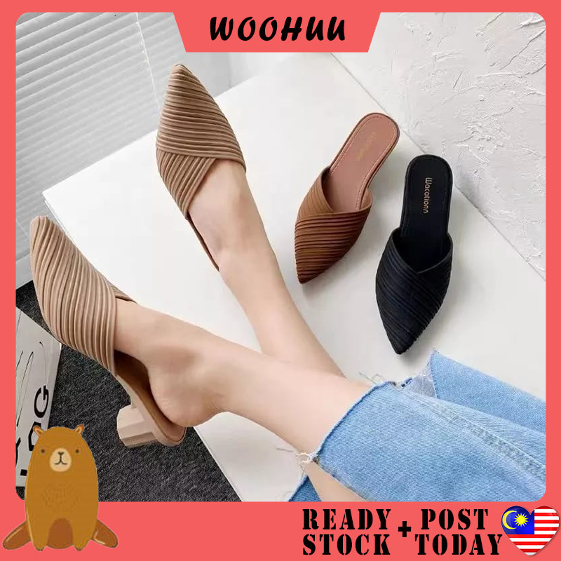 READY STOCK WOOHUU Kasut Wanita Women High Heels Shoes Perempuan Lady