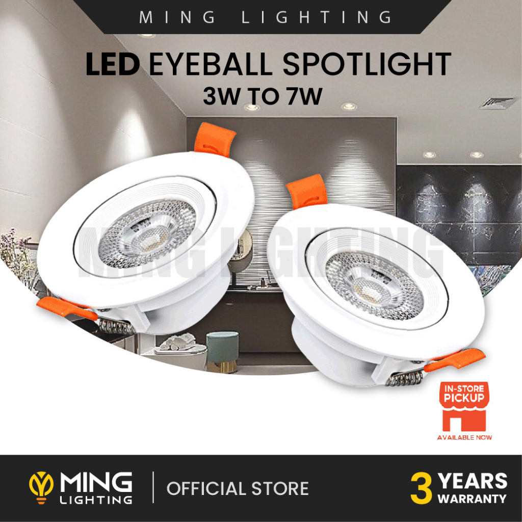 Led Recessed Eyeball Spotlight W W Downlight Home Lighting Room