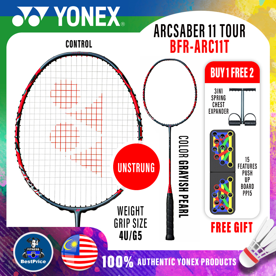 BPS BUY1 FREE 2 Original Yonex Arcsaber 11 Tour Badminton Racket