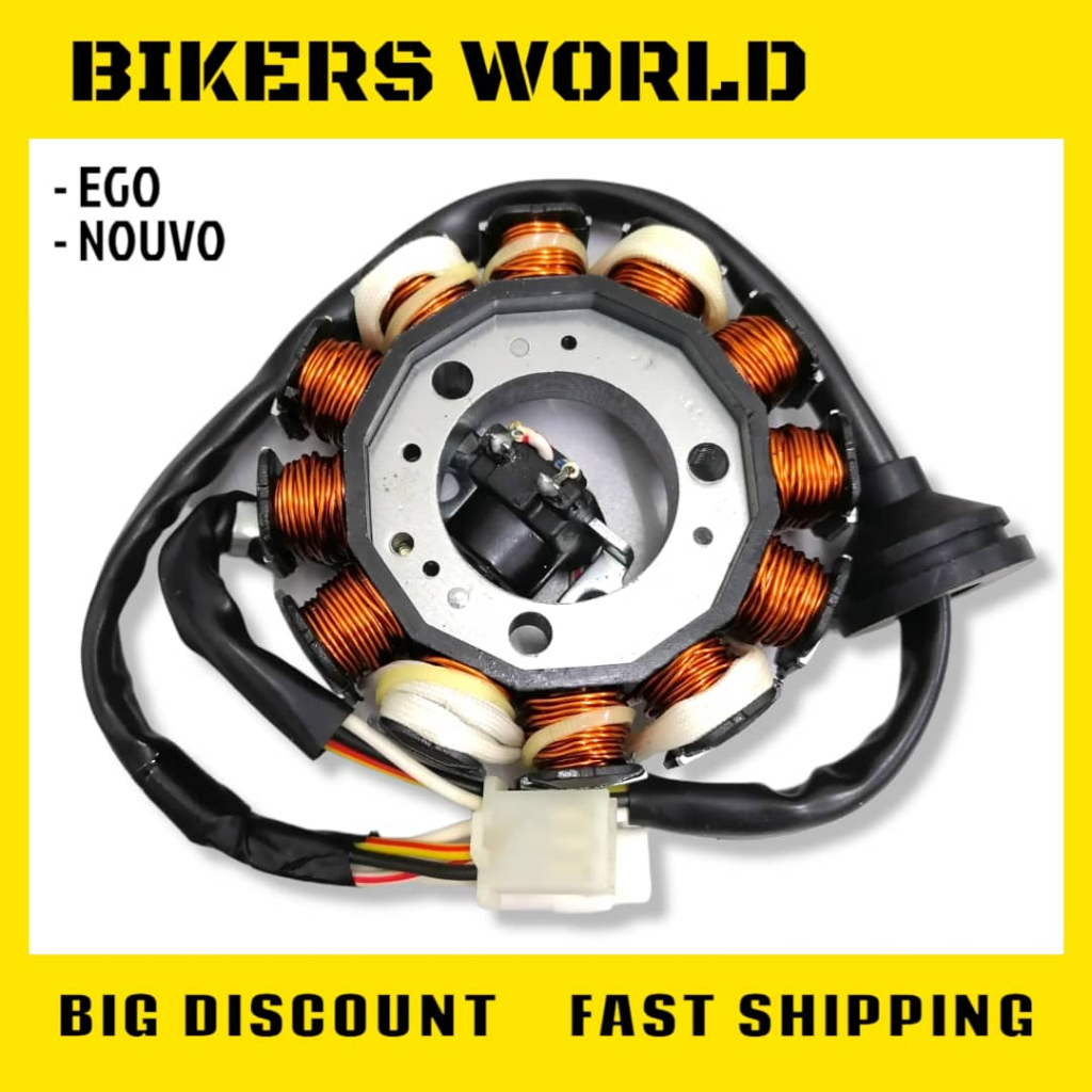 Yamaha Ego Nouvo Magnet Coil Fuel Coil Assy Stator Coil Shopee Malaysia