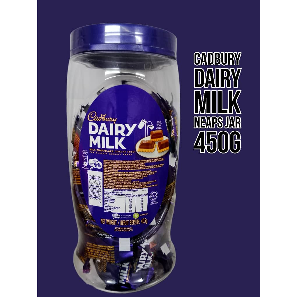 Cadbury Dairy Milk Neap Jar G Exp Shopee Malaysia