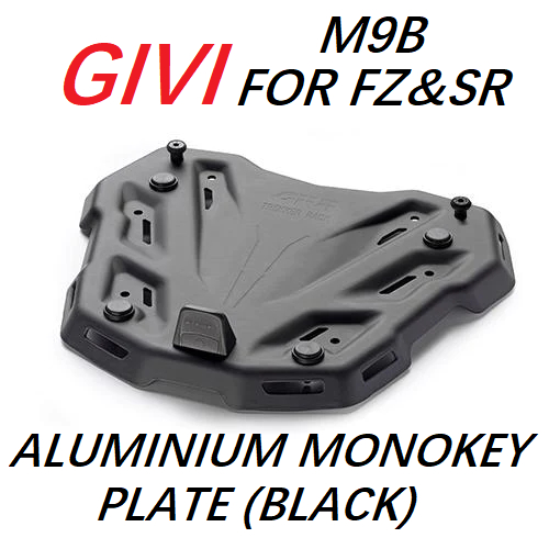 Givi Aluminum Trekker Monokey Topcase Plate M9B M9A BLACK SILVER