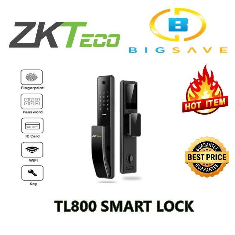 ZKTECO TL800 SMART LOCK DOOR SYSTEM Shopee Malaysia