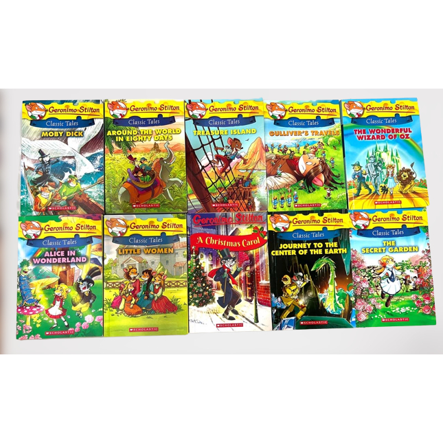 Geronimo Stilton Full Set Classic Tales Shopee Malaysia