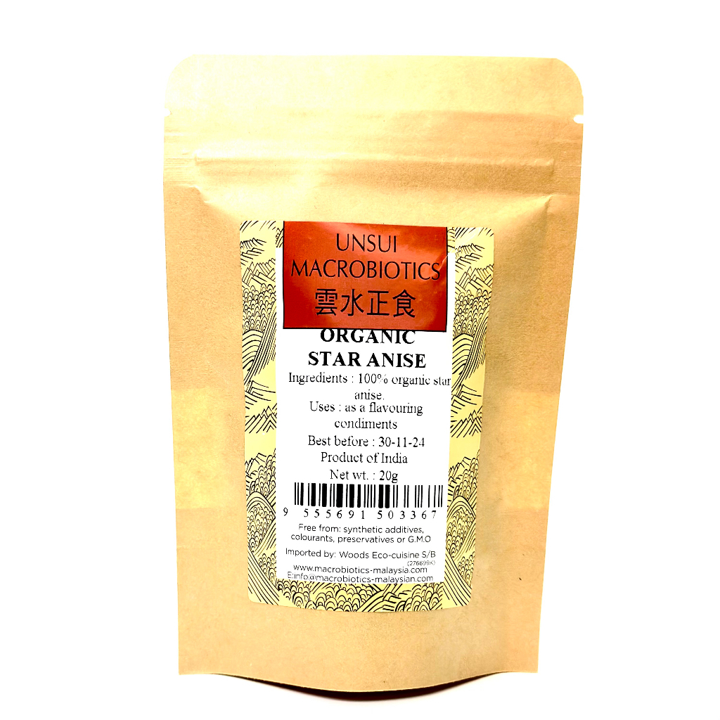 Unsui Macrobiotics Star Anise 20g Shopee Malaysia