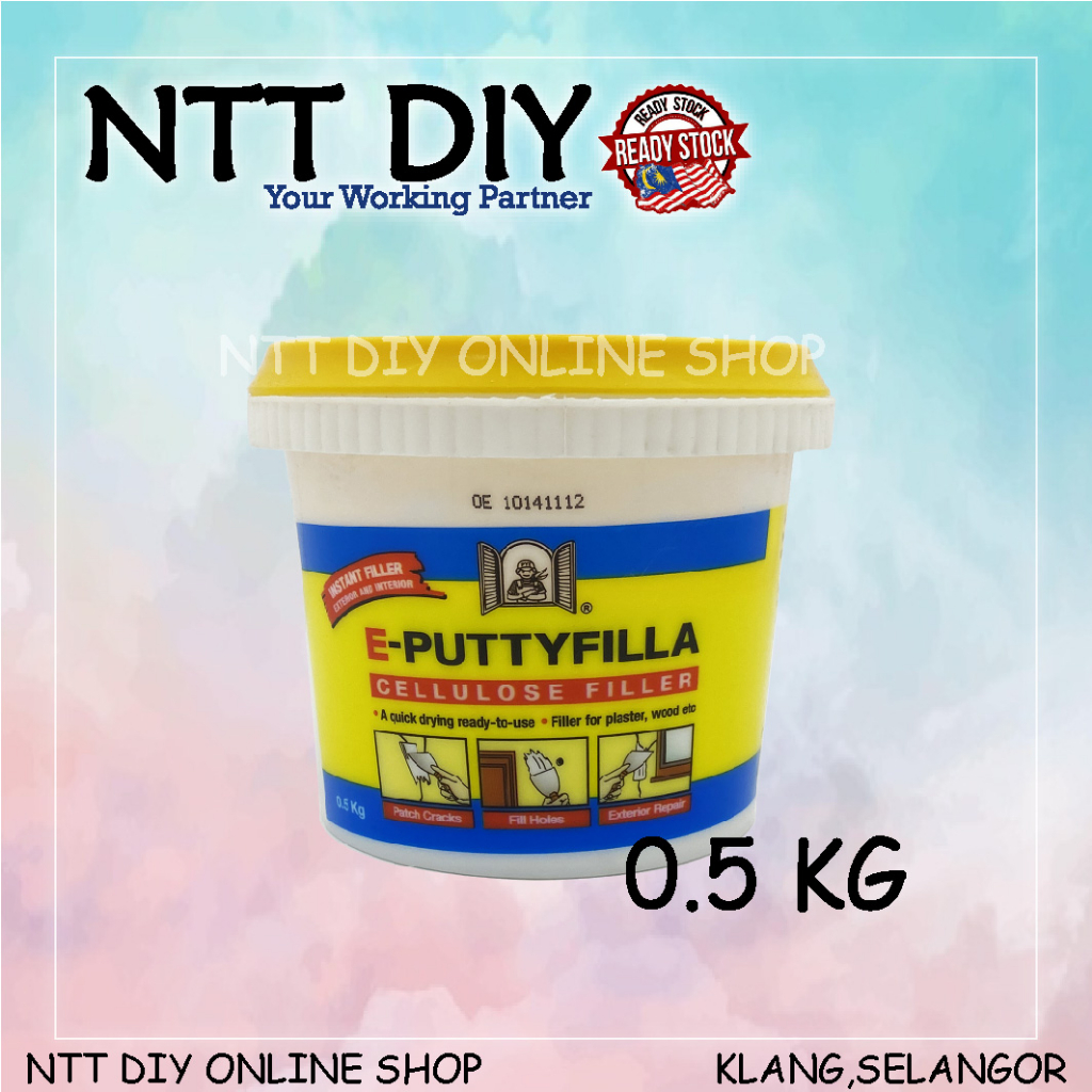 Ntt Diy E Putty Filla Exterior Interior Crack Filler Fila Fast Dry