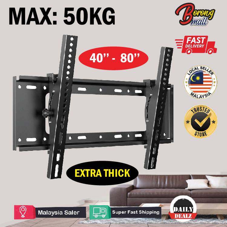 Extra Thick Tv Wall Mount Tv Bracket Universal Full Motion