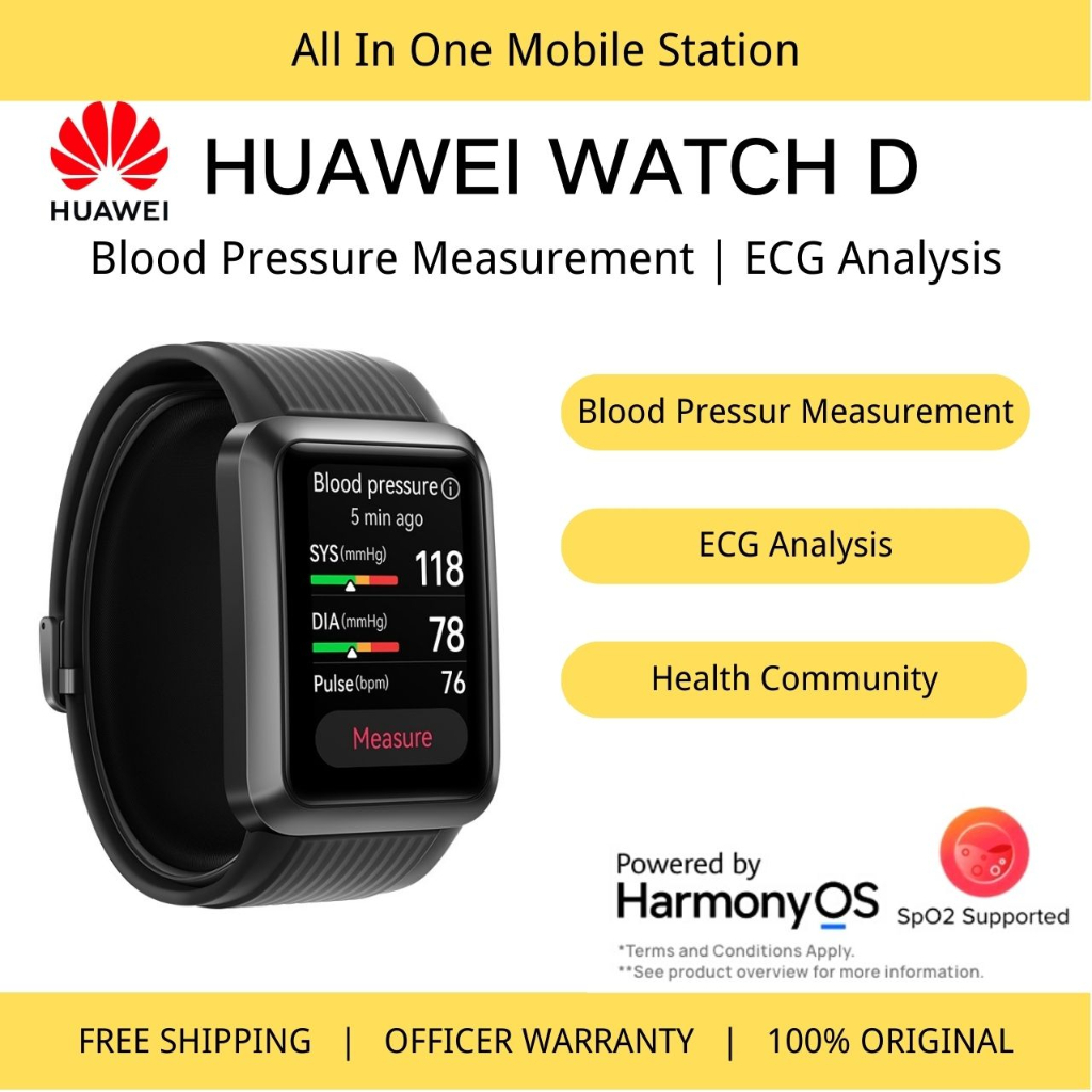 Huawei Watch D Blood Pressure Measurement Heart Health Arrhythmia