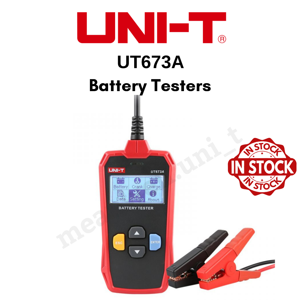 UNI T UT673A Battery Tester 24V 12V Volt Automotive Load Checker CCA