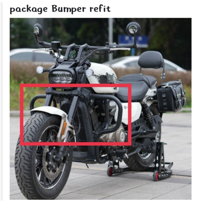 Apply Qjmoto Srv Bumper Thickening Bold Front Bumper Guard Edge