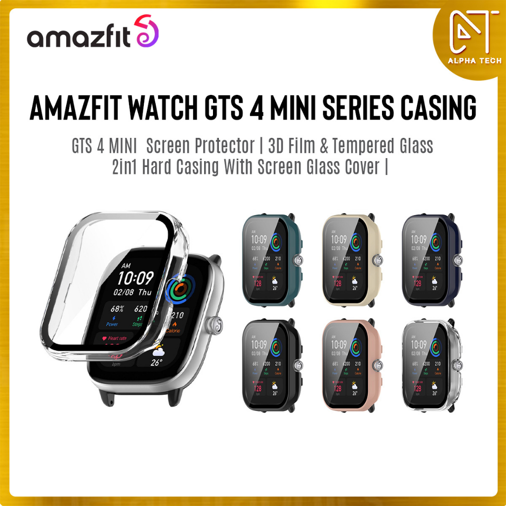 Amazfit GTS Series Protector Case 2in1 Hard Casing With Screen Glass