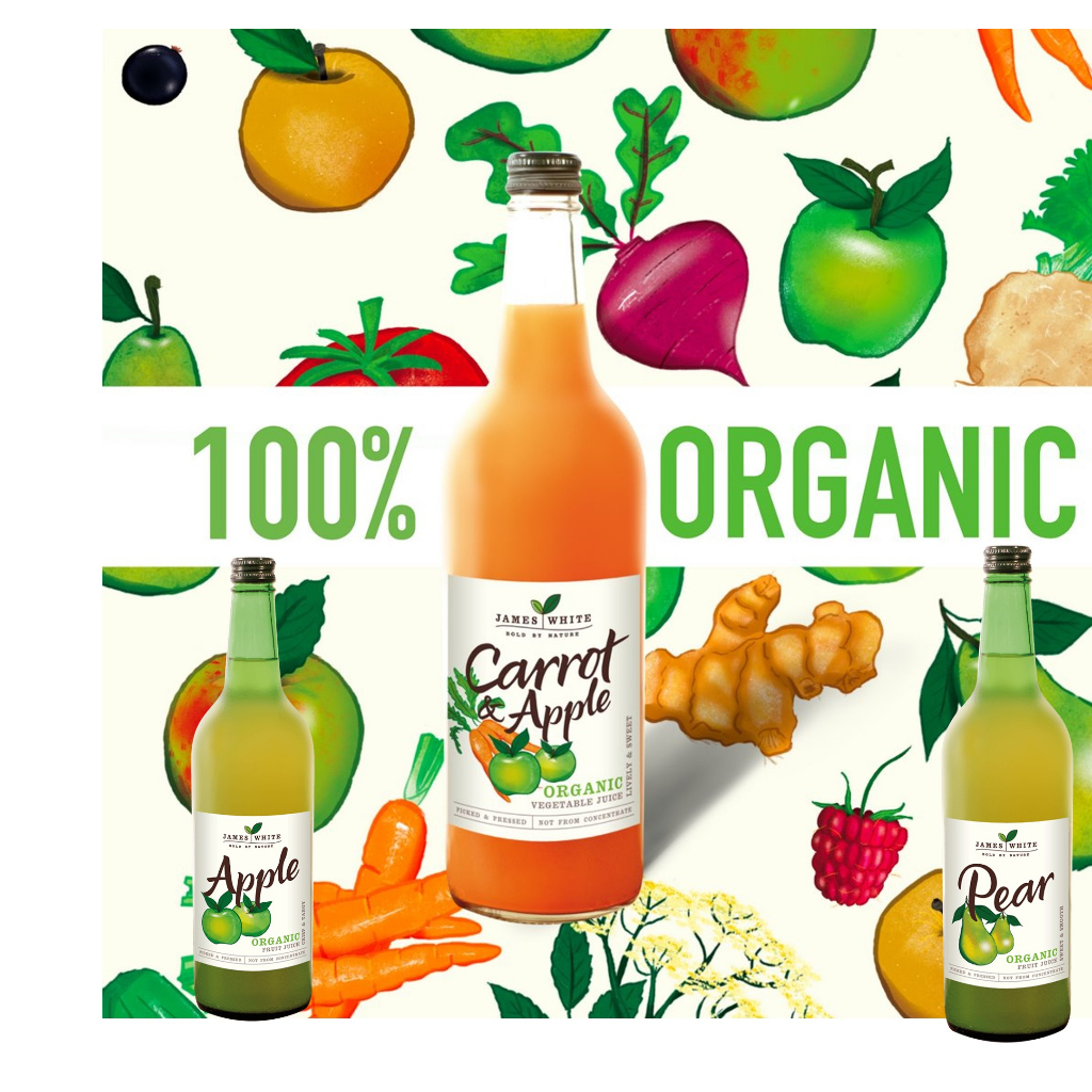 James White Organic Juices 250ml EXP 7 2024 Shopee Malaysia