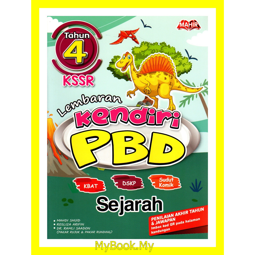 MyB Buku Latihan Aktiviti Lembaran PBD Sejarah Tahun 4 Mahir