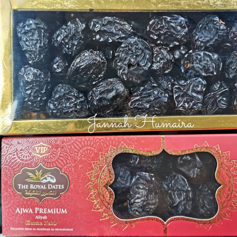 Buah Tuaian Baru Royal Kurma Ajwa Aliyah Aliah Madinah Premium