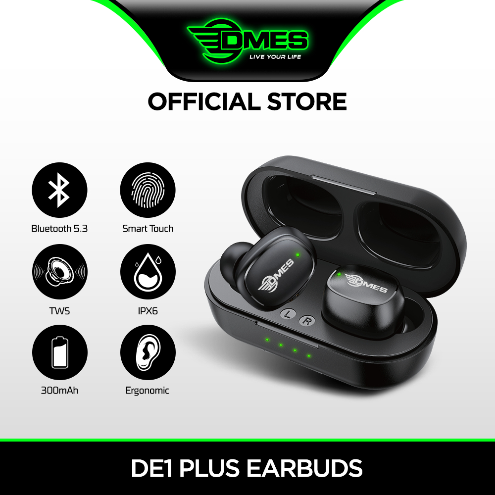 Dmes DE1 Plus Wireless Earphone Bluetooth With Stereo Sport 5 3