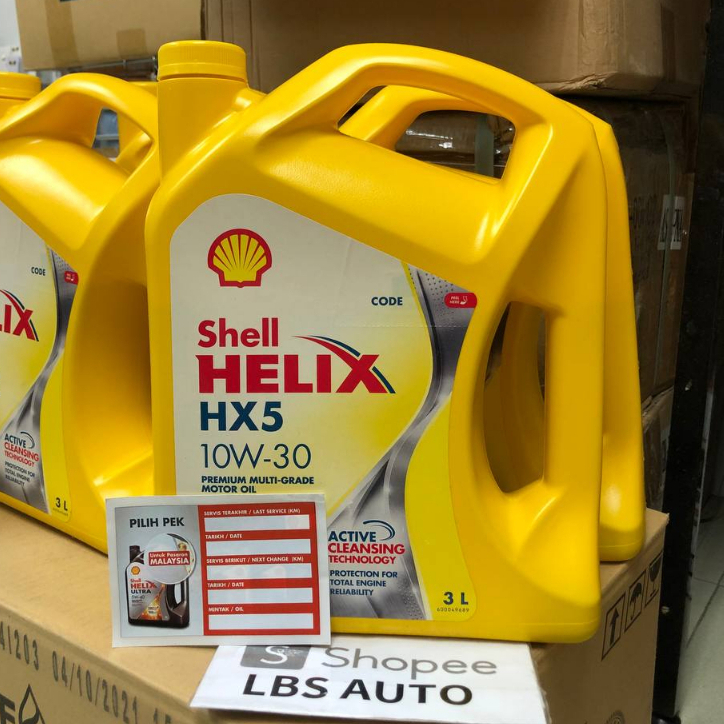 Shell Helix Hx W Liter Minyak Hitam Minyak Enjin Mineral Oil For