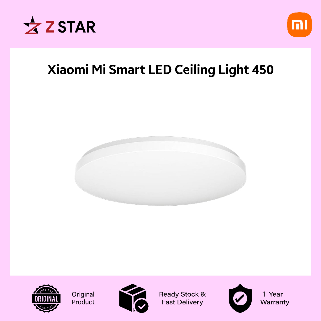 Xiaomi Mi Smart Led Ceiling Light Adjustable Brightness Color