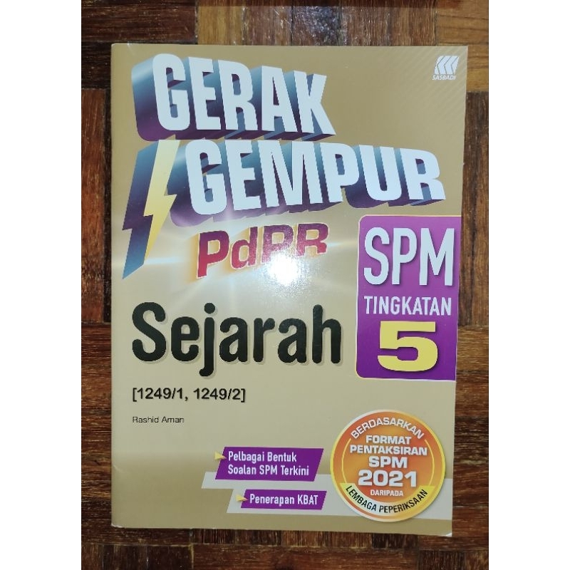 Gerak Gempur Kssm Tingkatan Spm Sasbadi Bahasa Melayu Sejarah