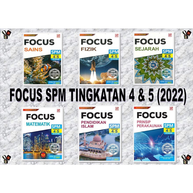 Pelangi Buku Rujukan 2022 2023 Focus SPM Tingkatan 4 5 KSSM