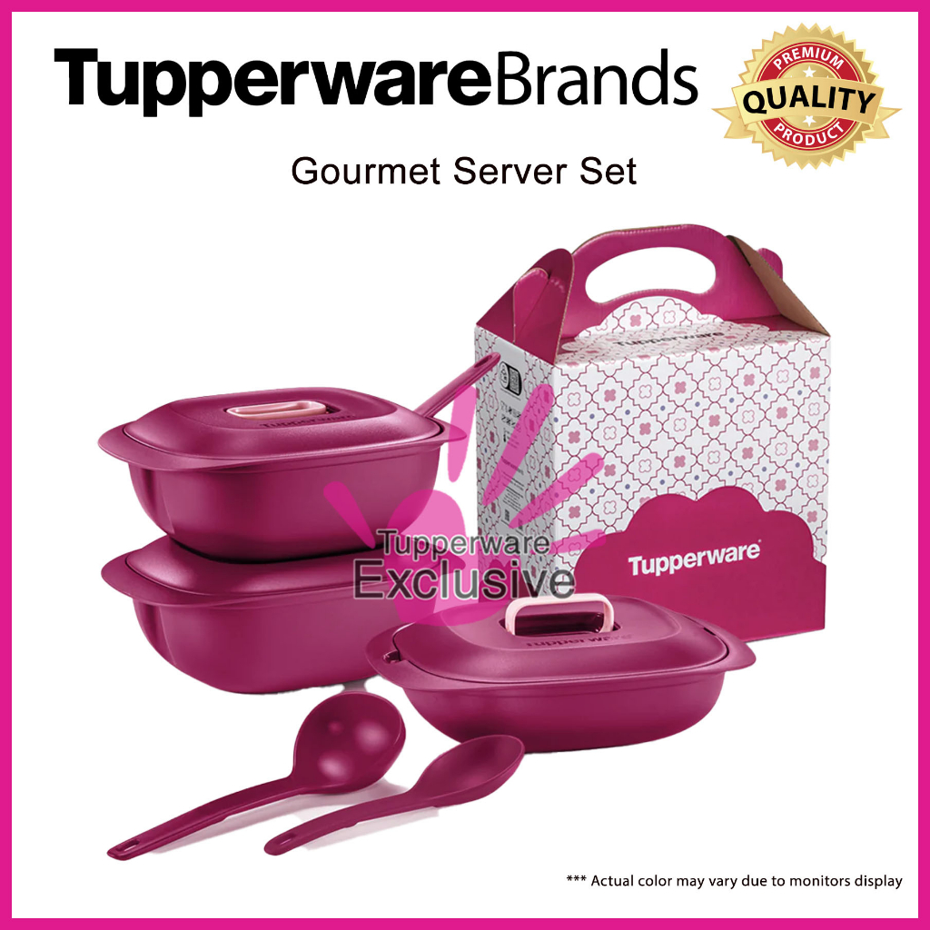 Gourmet Server Set Tupperware Bekas Hidangan Set Raya Serving Dish