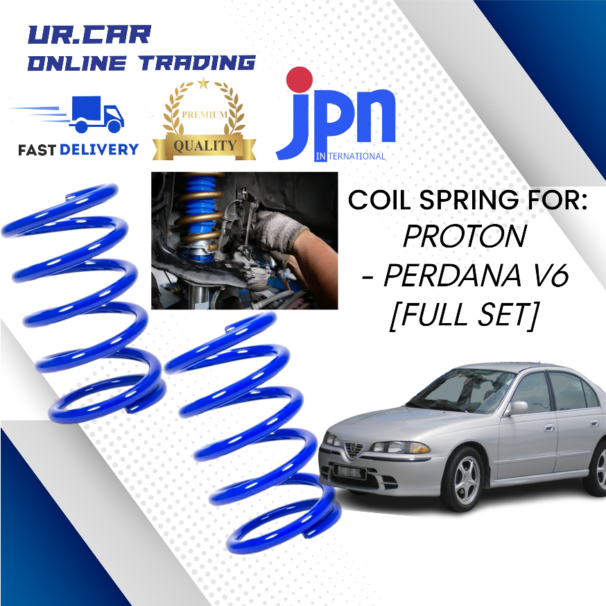 Jpn Coil Spring Proton Perdana V Full Set Front Rear Left Right