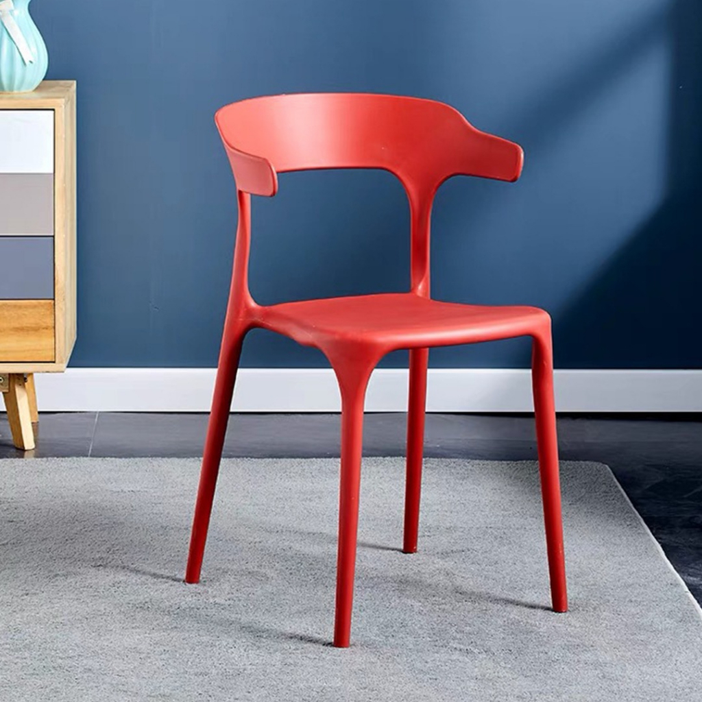 FINSSO Stackable Plastic Chair Kerusi Makan Kerusi Plastik Dining