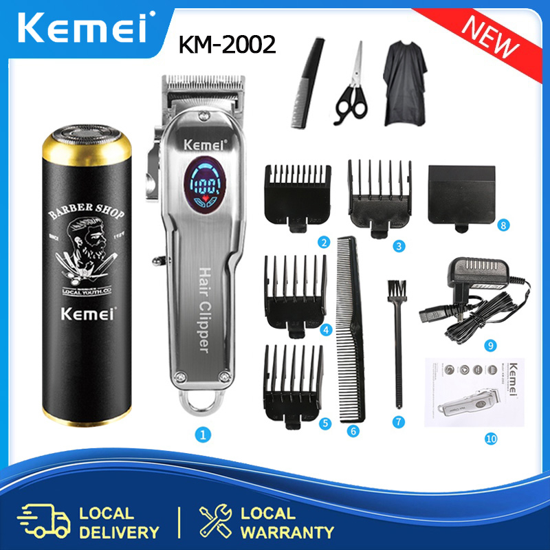 Kemei KM 2002 Professional All Metal Hair Clipper Men Electric Hair