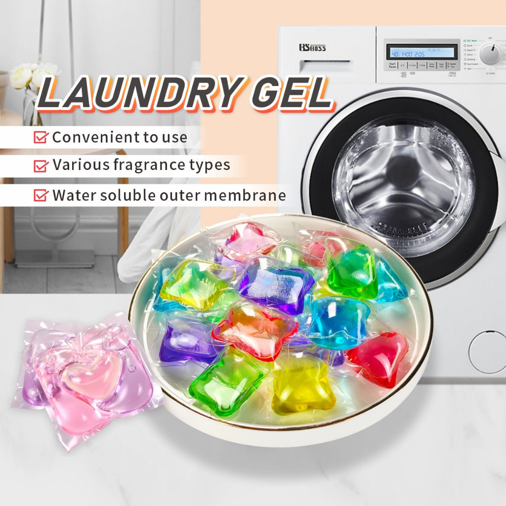 Pcs Laundry Gel Beads Magic Washing Cleaner Lasting Fragrance