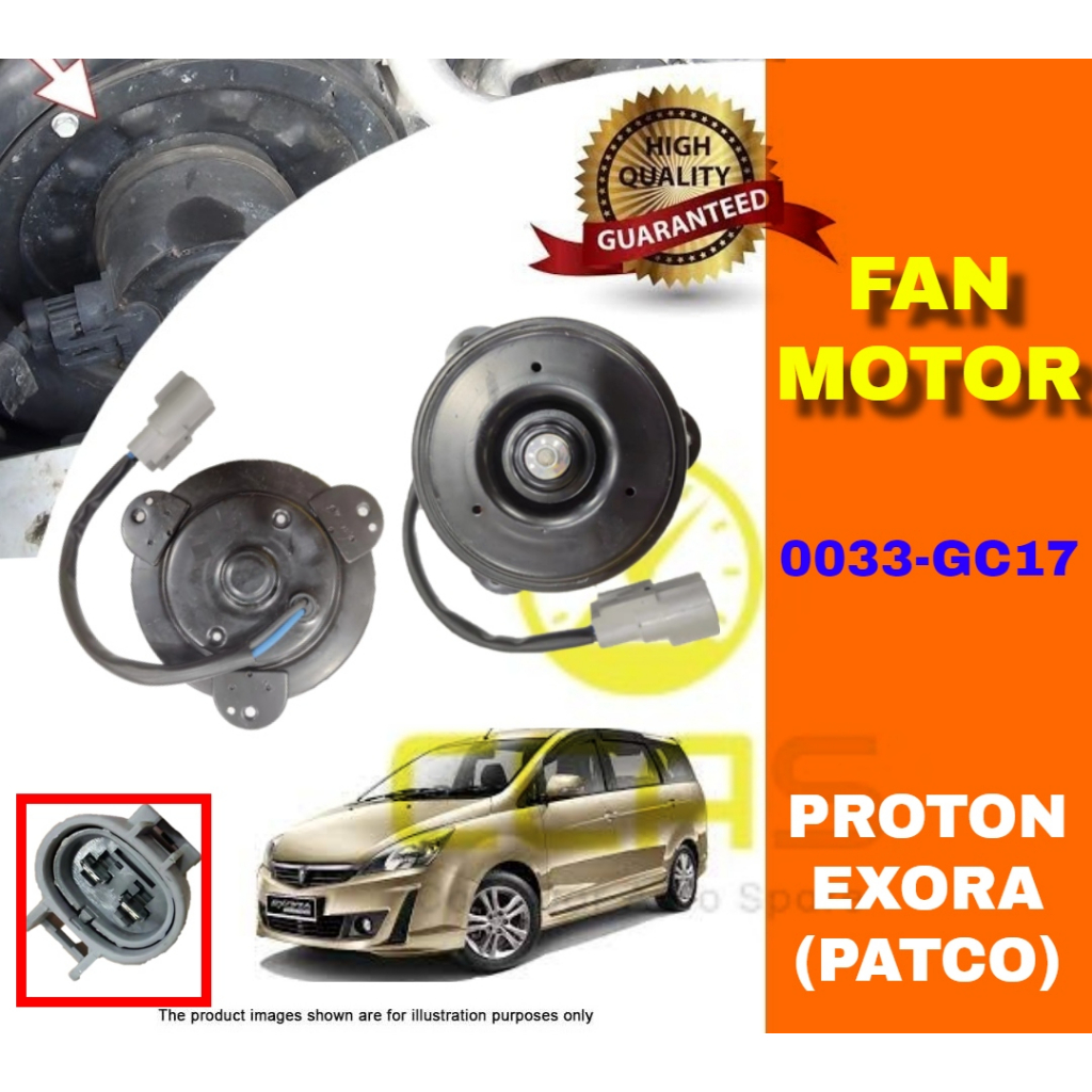 Proton Exora Persona Air Cond Fan Motor Patco Type High Quality