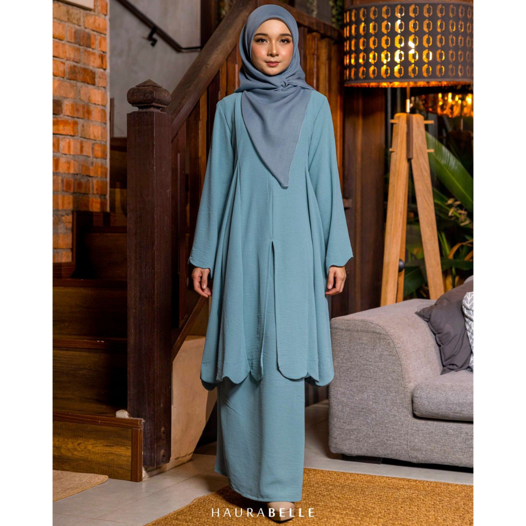 Ready Stock Kuntum Kurung By Haurabelle Shopee Malaysia