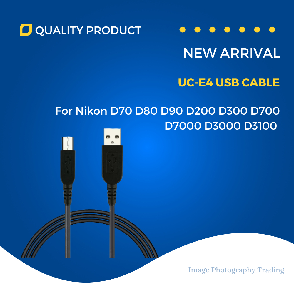 USB Data Cable For Nikon UC E4 UC E4 For D70 D80 D90 D200 D300 D700