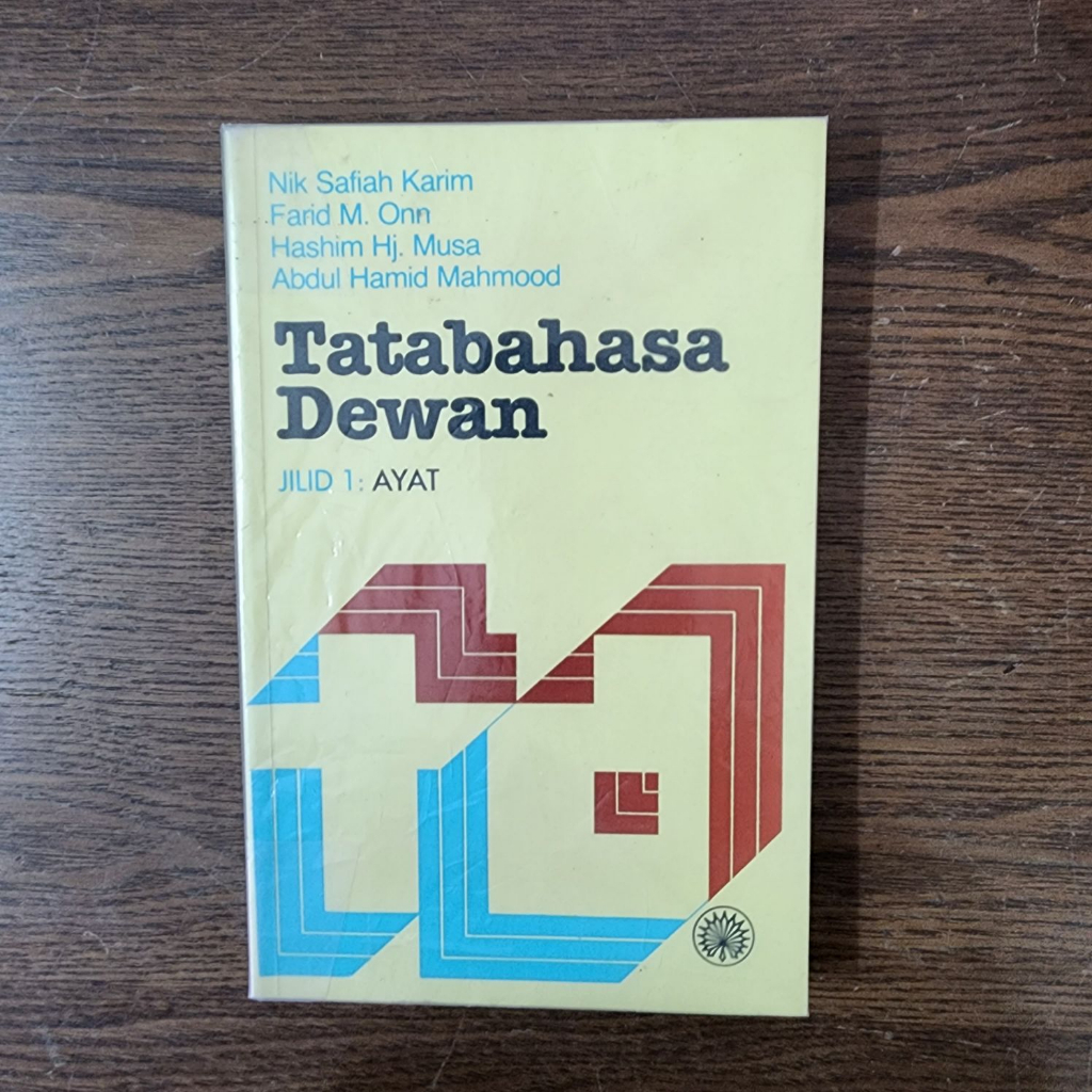 TATABAHASA DEWAN JILID 1 By Nik Safiah Karim Farid M Onn Hashim Haji