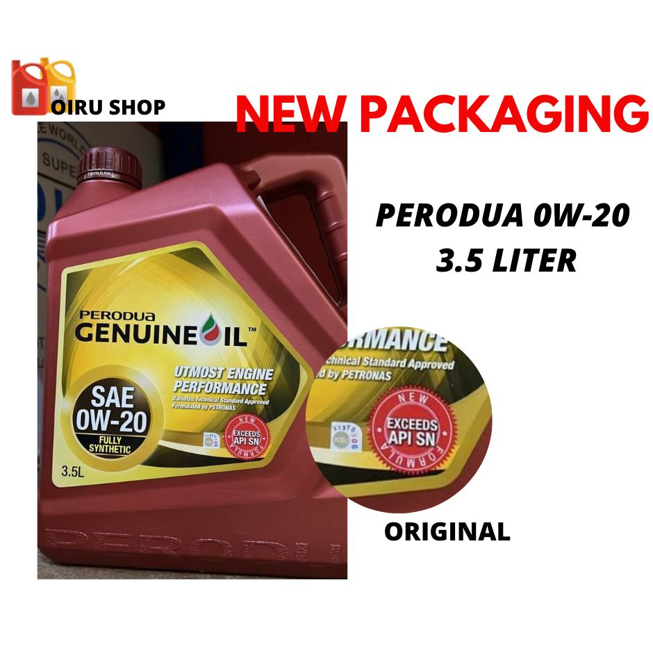 Perodua Sae W L Minyak Hitam Fully Synthetic Engine Oil