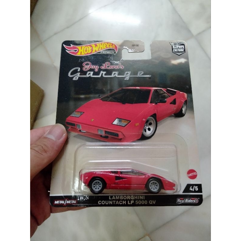 Hot Wheels Lamborghini Countach Lp Qv Jay Leno S Garage Shopee