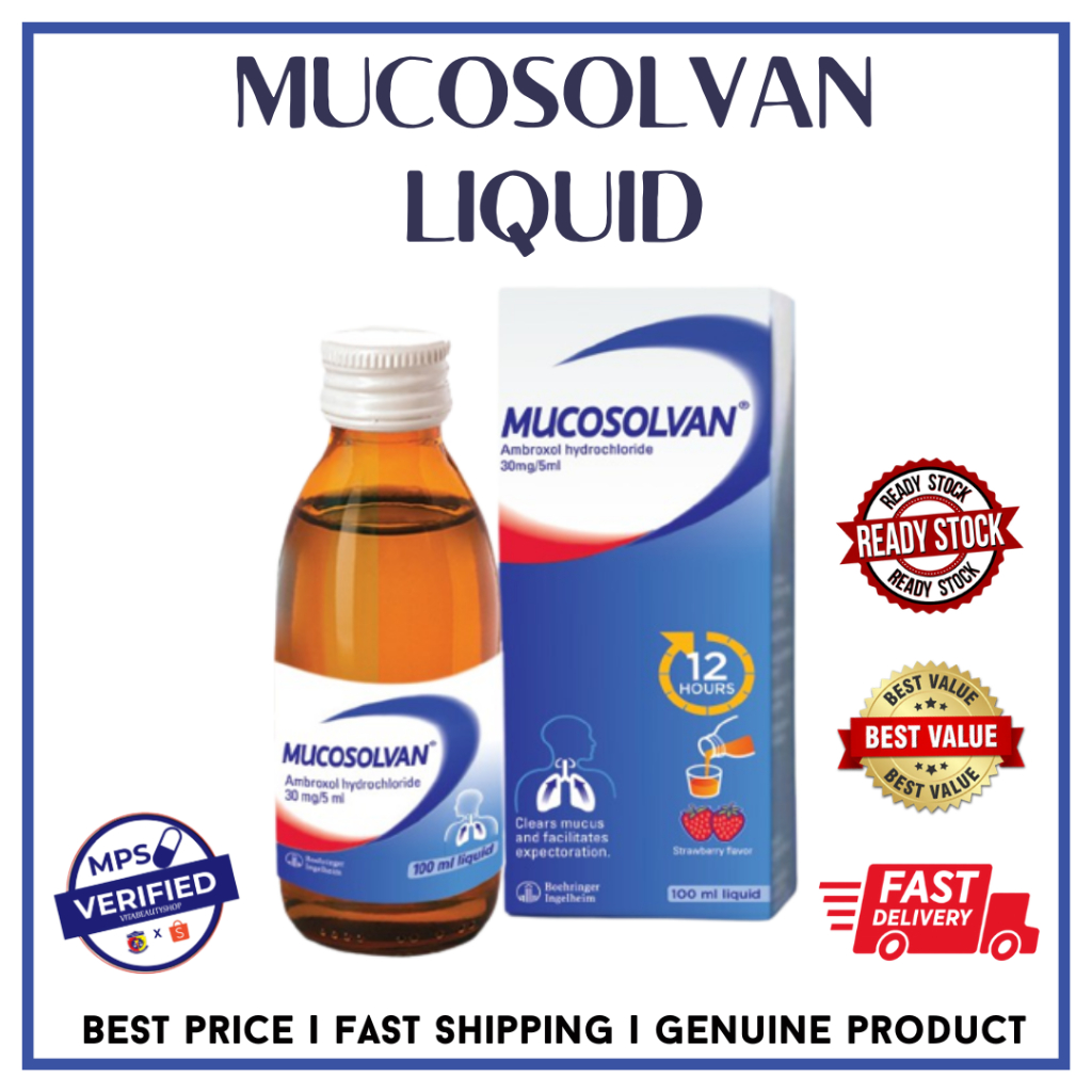 Mucosolvan Cough Relief Syrup Ml Shopee Malaysia