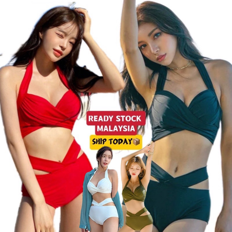 Malaysia Swimsuit Swimwear Bikini Beach Wear Baju Renang Fast Shipping