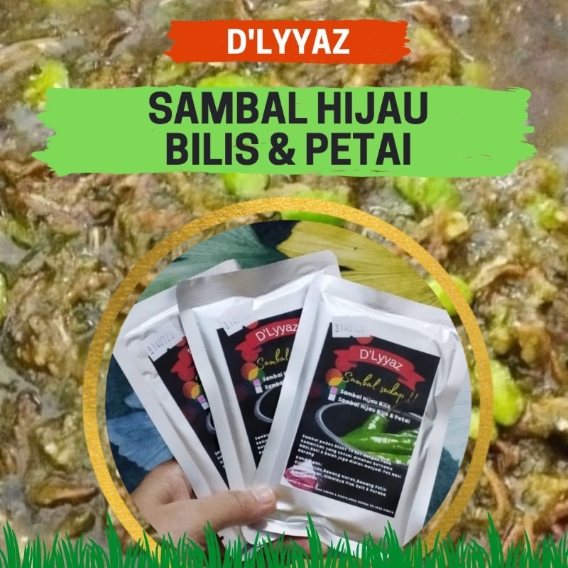 Aneka Sambal Hijau Bilis Petai Sambal Gesek Daging Dendeng Ready To