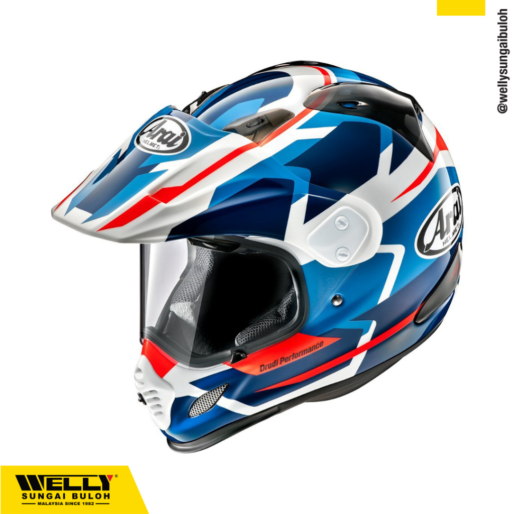 Arai Tour Xd X Depart Blue Helmets Authorized Dealer Shopee Malaysia