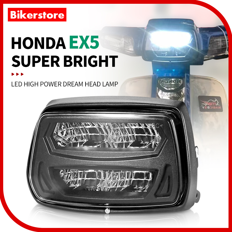 HONDA EX5 HEADLAMP LED EX5 HIGH POWER DREAM HEAD LAMP LED LAMPU DEPAN