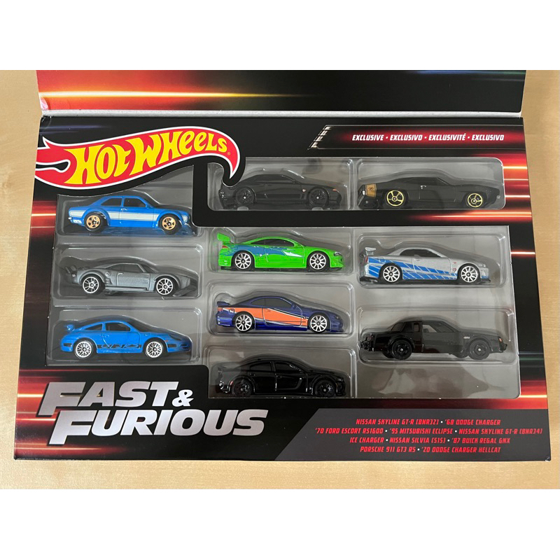 Hot Wheels Fast Furious Pack Nissan Skyline Gt R R R S