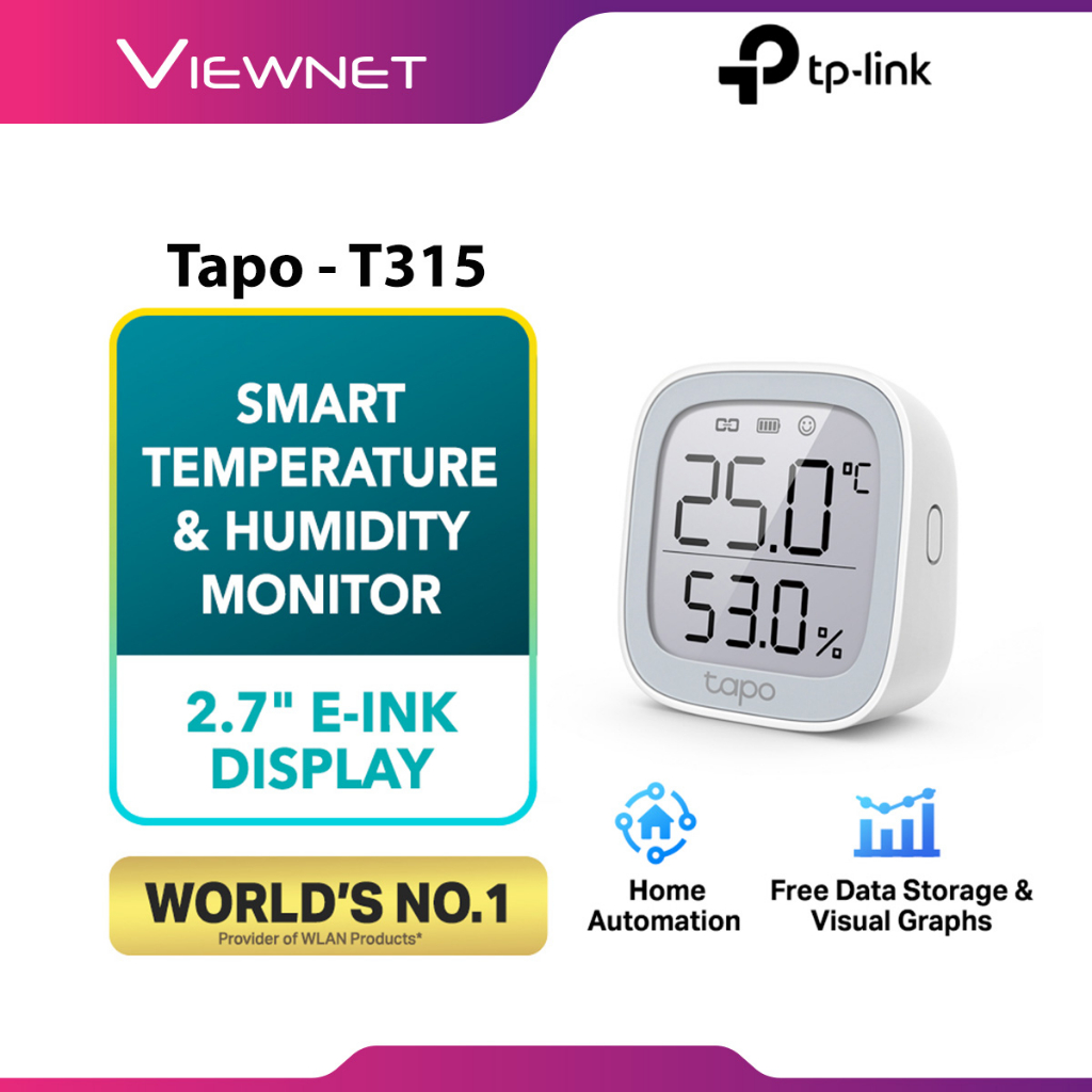 Tp Link Tapo T T Tapo Smart Temperature Humidity Monitor