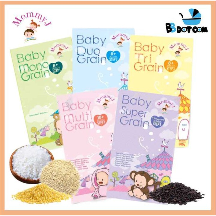 Mommy J Natural Organic Baby Grain Rice 1 Pack Shopee Malaysia