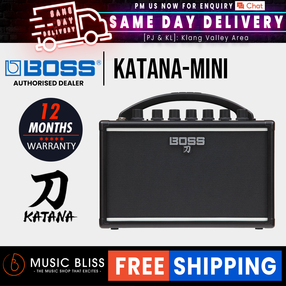 Boss Katana Mini Watt Combo Amplifier Ktn Mini Katana Mini Shopee