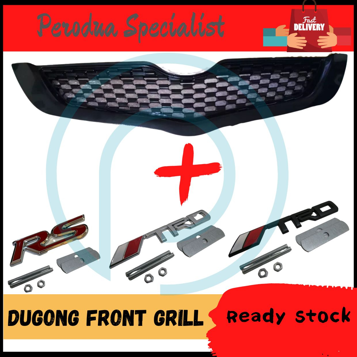 Toyota Vios Dugong NCP93 2009 2012 BELTA Grill Front Grille Black