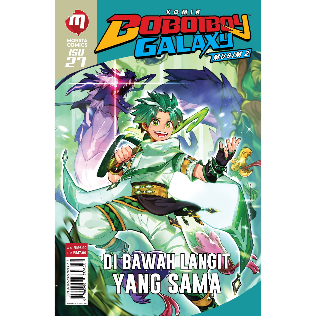 Komik Comics BoBoiBoy Galaxy Musim 2 Isu 1 27 Kulit Lembut Komik