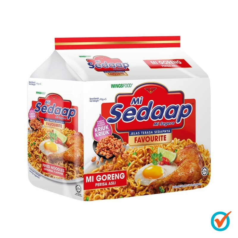 Mi Sedaap Perisa Asli 5 X 91g Shopee Malaysia